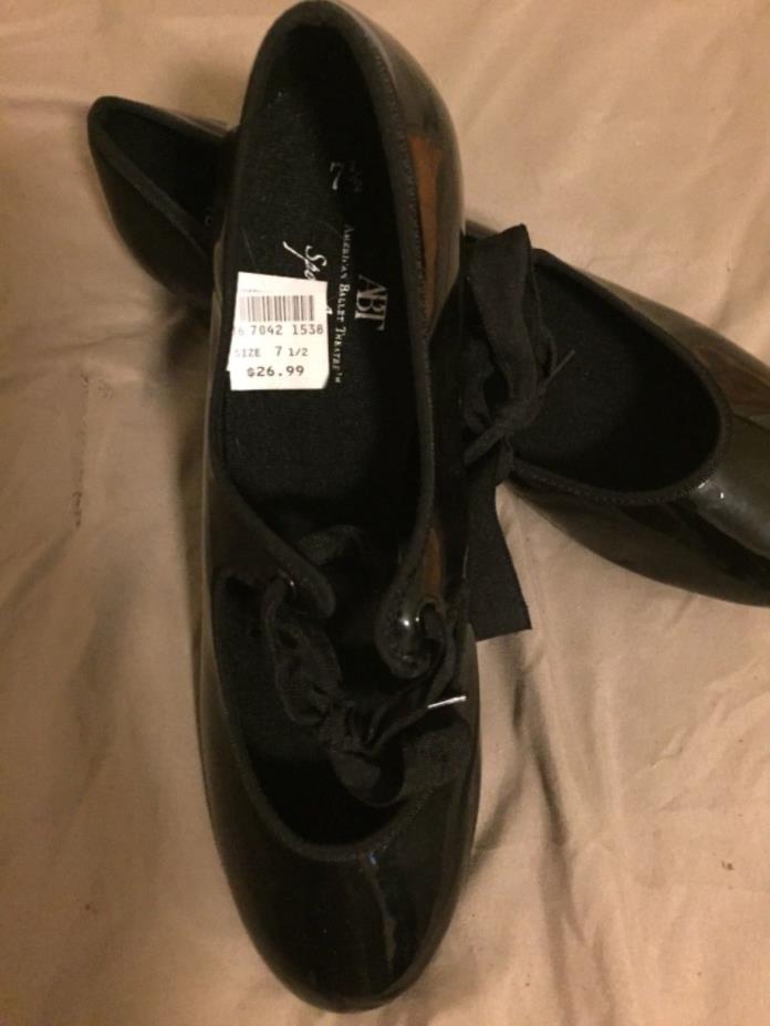 WOMENS ABT AMERICAN BALLET THEATER TAP DANCE SHOES SIZE  7 1/2