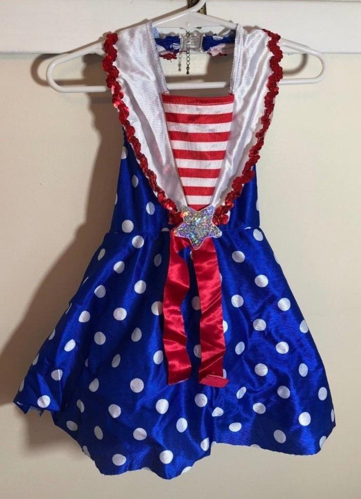 Curtain Call Girls Sailor Costume Dress Size 4 Child