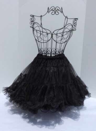 Pettiskirt Tutu Dance Pageant Costume One Size Black Skirt