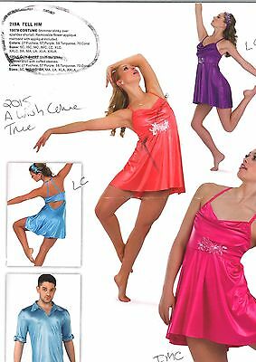 *NEW* IMC PINK Wish Come True Lyrical Contemporary Modern Dance Costume Ballet