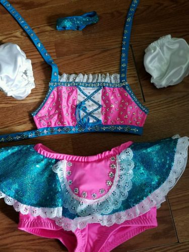 Custom Made Competition dance costumes Musical theater jazz acro adult small