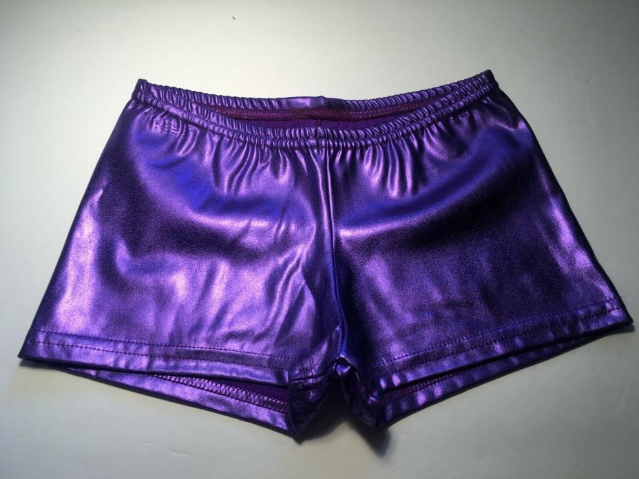 75% OFF, Purple Booty Shorts~Ch Large ~dance~gym~kids~cheer~cosplay~rave~girls