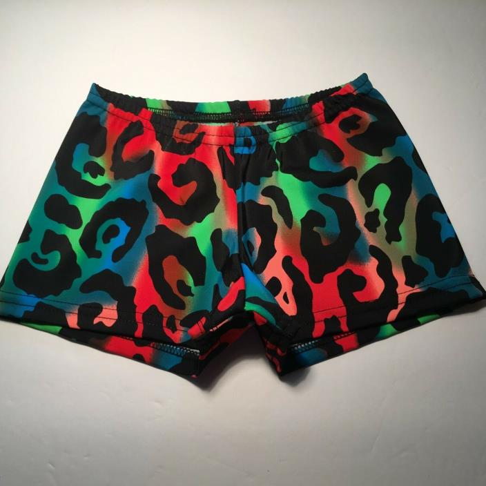 75% OFF Animal Print Booty Shorts,Ch Int~dance~gym~kids~cheer~cosplay~rave~girls