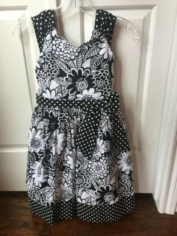 Perfect for Spring Girl's Moo Boo's black and white dress size 8