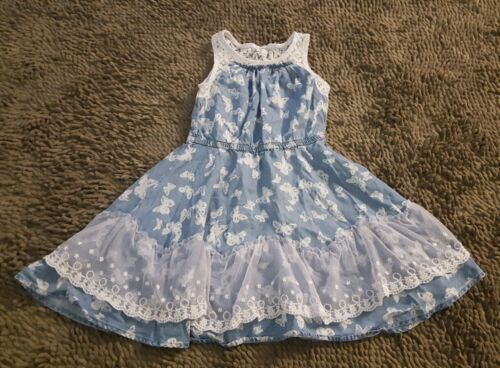 Epic Threads*Girls Blue Floral Fit&Flare Dress*Size 5*GUC