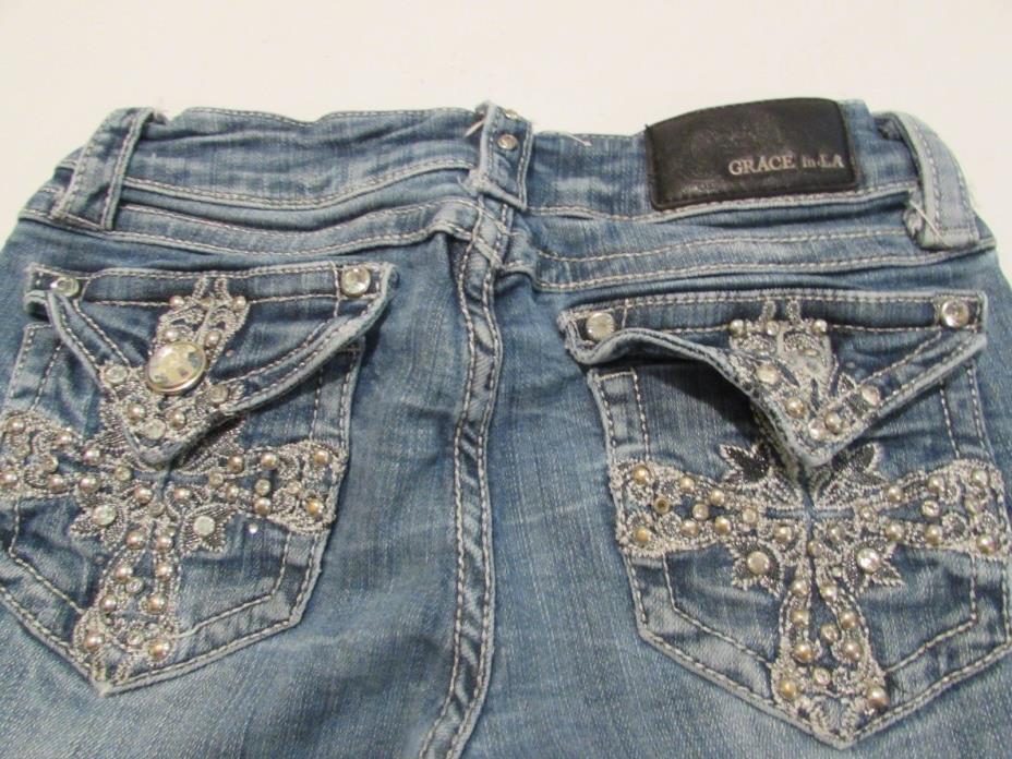 LADIES GRACE IN LA DENIM JEANS SIZE 14 YOUTH