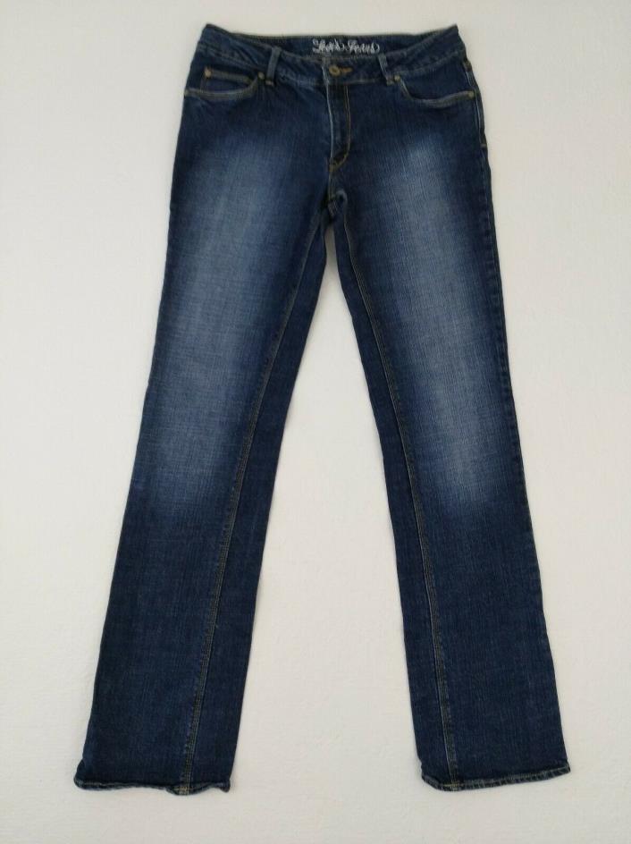 Levi's Girls 5 Pocket Blue Denim Jeans 16 Reg 29X30 Decorative Buttons Stretch