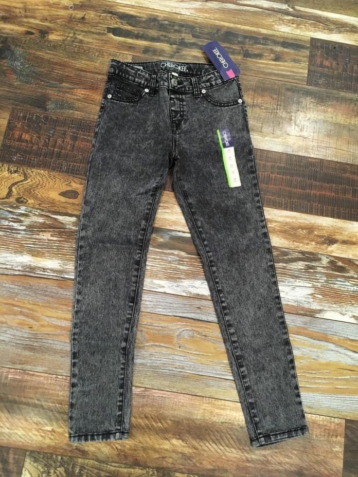 New Girls Kids Cherokee Jeggings Adjustable Waist Harper Denim Jeans Size 12