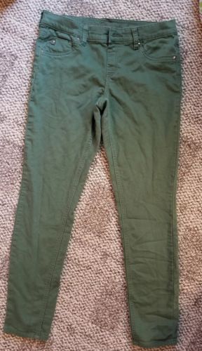 Justice Premium Girls Jeans 14 1/2 plus Simply Low Jeggings stretch Green