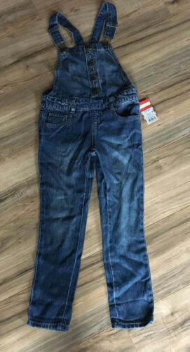 New With Tags Cat & Jack Girls 6/6x Sz Small Jean Denium Overalls