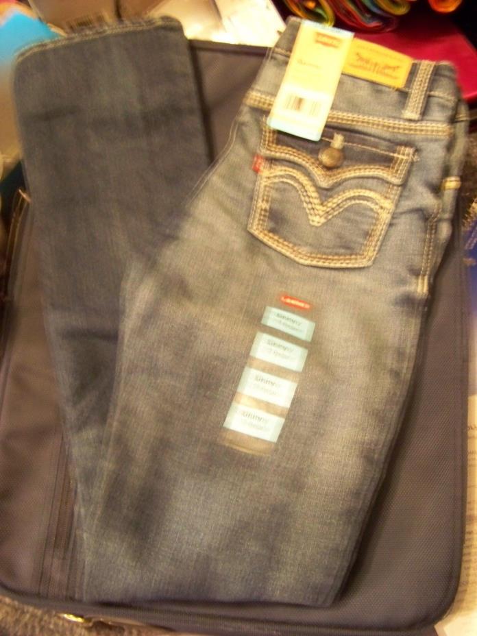 Levis Girls Size 12 Reg  Skinny Adjustable 710 Jeans NEW $40