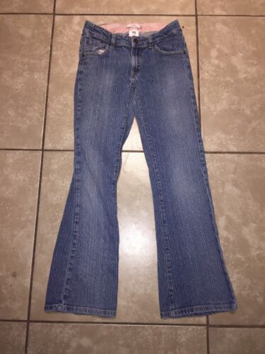 Levi's 517 Size 14 Stretch Flare Blue Jeans Girls adjustable waistband