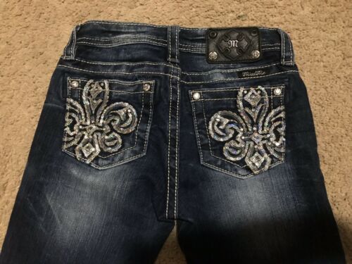 Girls Miss Me Size 12 Bootcut Jeans BRAND NEW