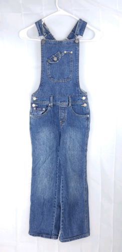 Kids Revolt Denim Overalls Relaxed Fit Camofloge Lined Blue Jean Youth Size 10