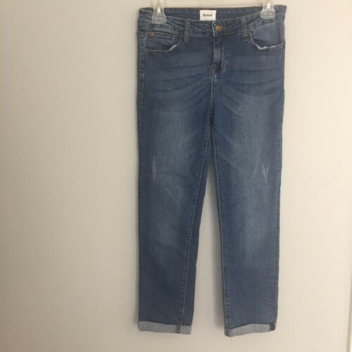 Hudson Girls Size 16 Rolled Hem Crop Distressed Jeans