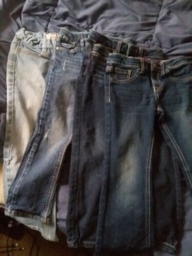 Size 5 Girls Jeans lot (4 Pair) oshkosh Levi vigoss and lee