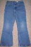 Levis #517 Blue Denim Flared Leg Jeans Girls Plus Half Size 12.5