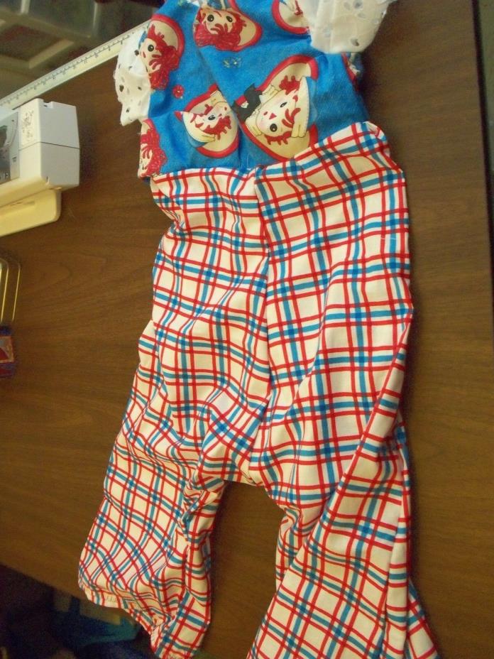 Girls' Raggedy Ann and Andy brand Romper size 4
