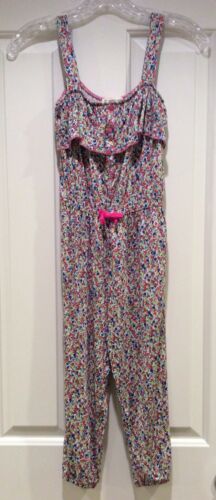 Tucker + Tate Girls Floral Jumpsuit Size 8