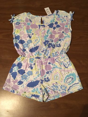 NEW Girls Children's Place Cold Shoulder Rompers Sizes 56, 7/8 & 10/12