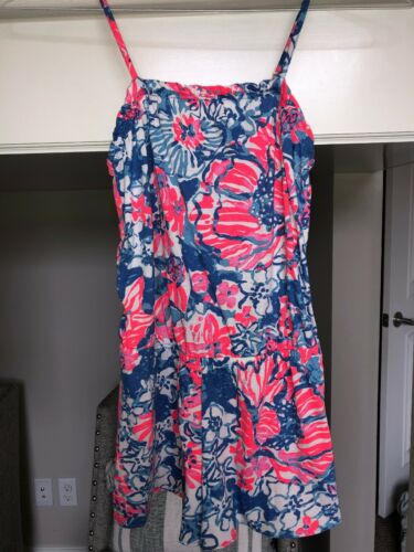 lilly pulitzer romper, size youth 8-10