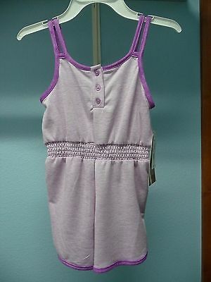 NWT Girls Love Fire Strappy Knit Romper Sun Suit Purple Size XS Retail $34