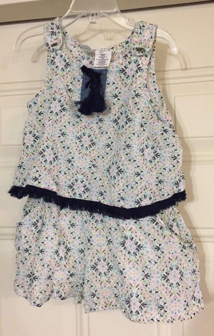 ARTIS ANONY TODDLER GIRLS ROMPER SHORTS SIZE 4T 4 T ARTISANNY  ARTISAN NY