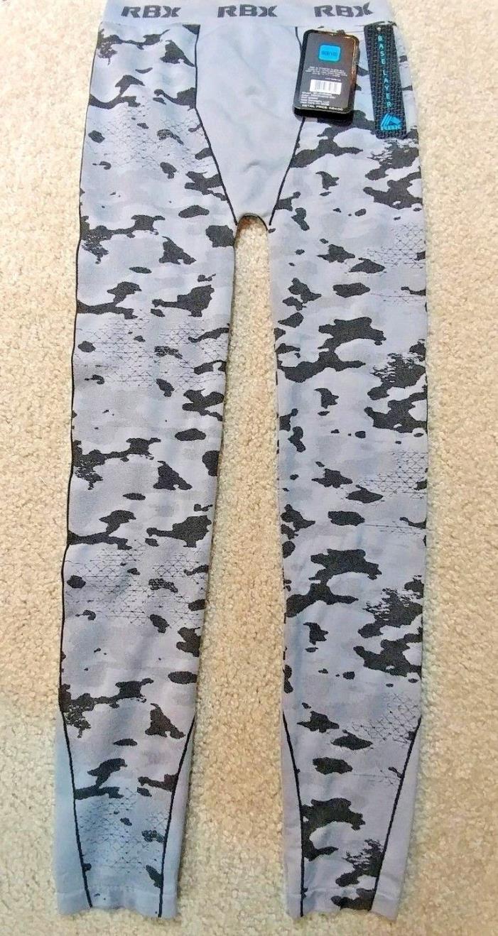 NWT Girls' Active Athletic Performance Leggings RBX S 8-10 Gray