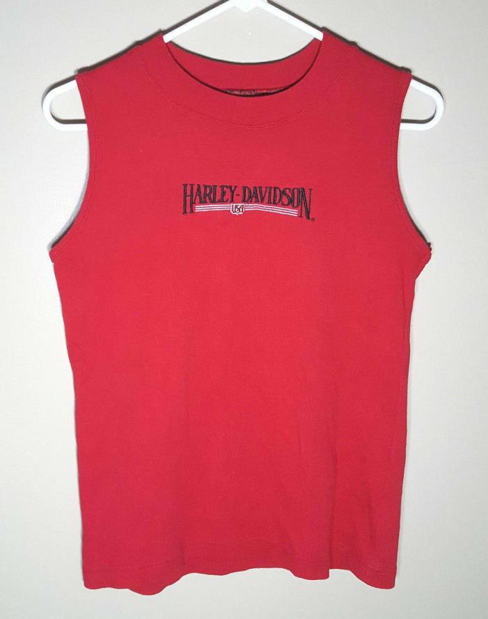 Harley Davidson Girls Shirt Tank | Official Sleeveless | Motorcycles Youth Large