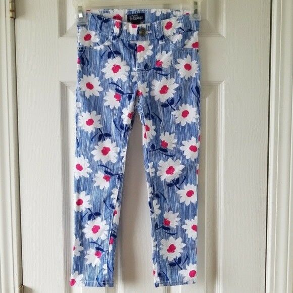 Children's Place Skinny Stretch Floral Jeggings Girls Size 5