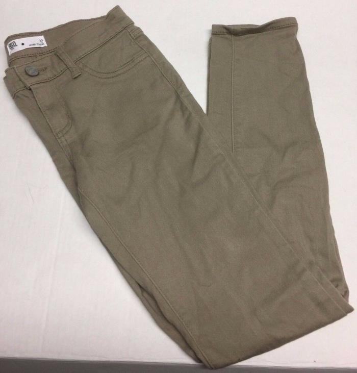 Tillys Girls RSQ Jeans Tan Miami Jegging Size 12