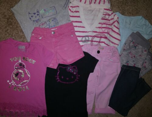 Girl's 6-6X Spring- Summer Mix & Match Lot Of Nice Name Brand Clothes