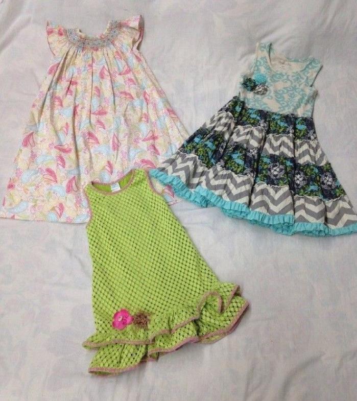 Mixed Lot of 3 Girls size 6X-1 Peaches 'N Cream, 1 Mustard Pie, 1 Le' Za Me