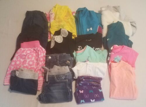 Girl's 5-6 Gap, Under Armour, Jumping Beans shorts tops dresses & more mixed lot