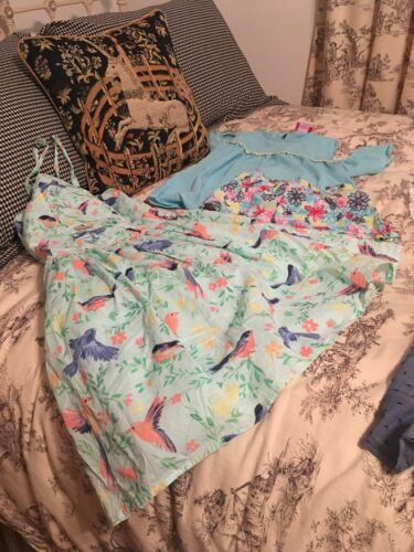 4 GIRL’S LOT SIZE 10/12 2 SPRING EASTER DRESSES/1 SHORTS/1 BLOUSE TOP