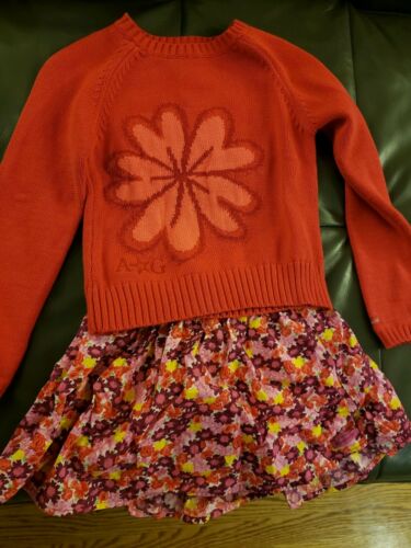 NwoT American Girl dress like.your doll  sz 7 small 7/8 sweater and skort