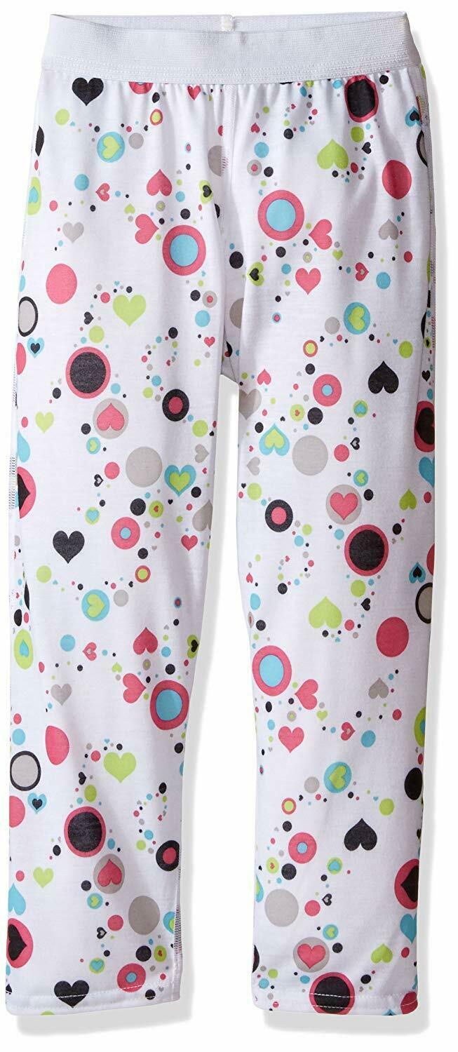 Hot Chillys Youth Pepper Skins Bottom - Small - Hearts & Dots
