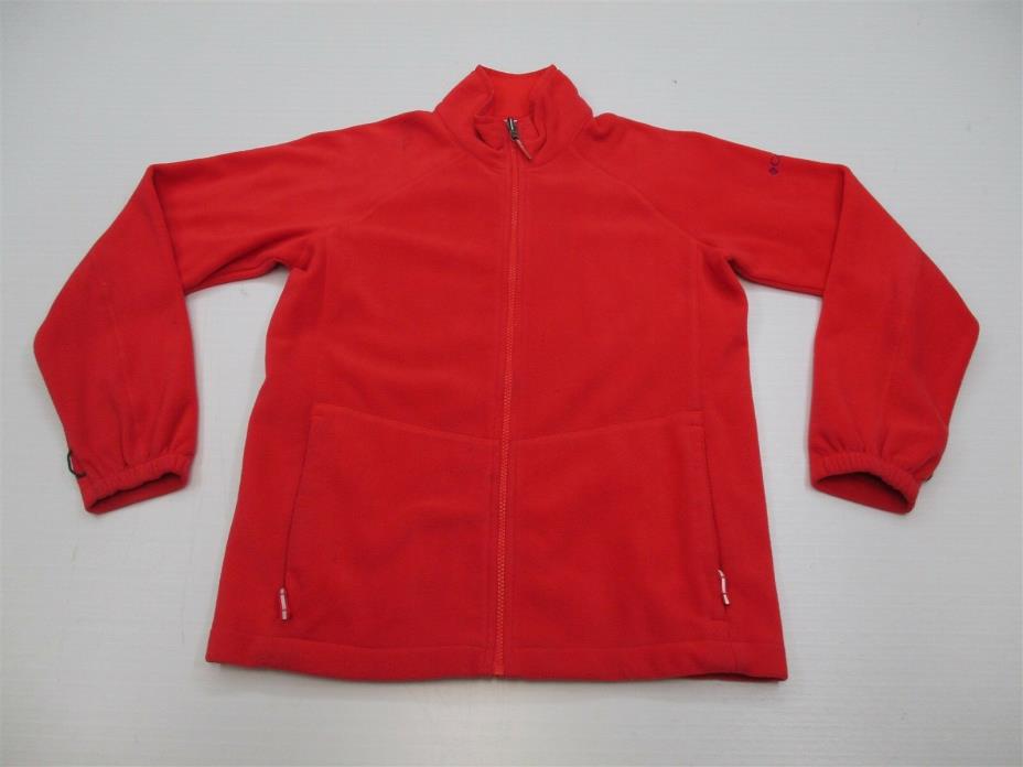 COLUMBIA L1405 Youth Girl's Size 14/16 Interchange Red Fleece Bugaboo Jacket