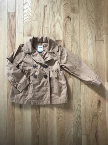 Old Navy Jacket Girls Size 5 Tan Khaki