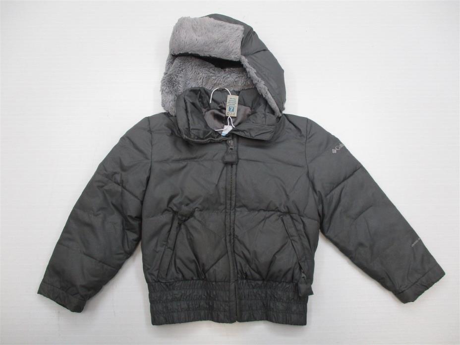 COLUMBIA #K7034 Girls Size 4/5 Omni-Shield Insulated Warm Gray Puffer Jacket
