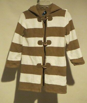 GIRLS SWEATER COAT SIZE 5 6 CREAM LT BROWN LONG SLEEVES NWT CHILDRENS PLACE NWTS