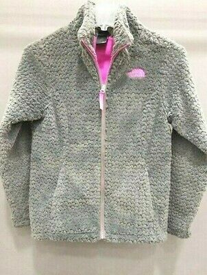 The North Face Gray Girls Fleece Jacket Size Med M 10 - 12
