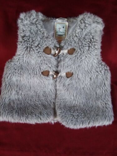 Gymboree Grey Flinstone Type Vest Size Medium 7-8