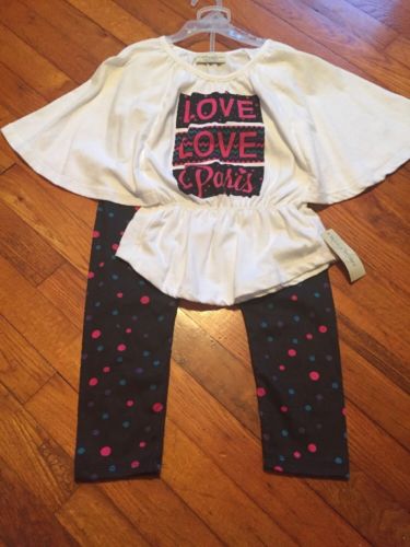 NWT-- Bobbie Brooks Outfit Size 4/5 Girls