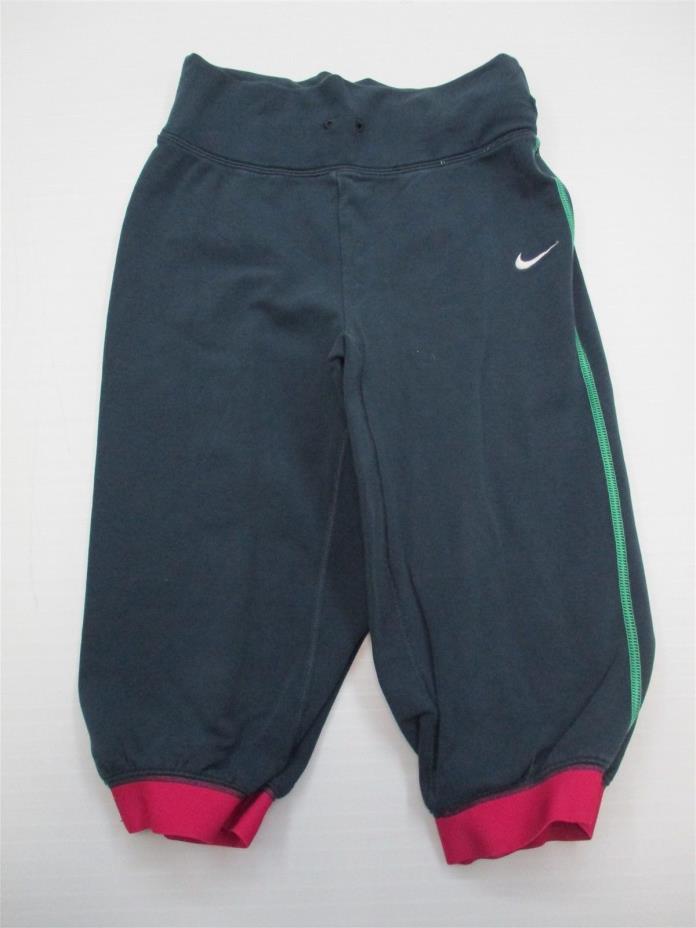 NIKE DRI FIT SH6145 Youth Girl's Size M Knit Athletic Jogger Capri Sweat Pants