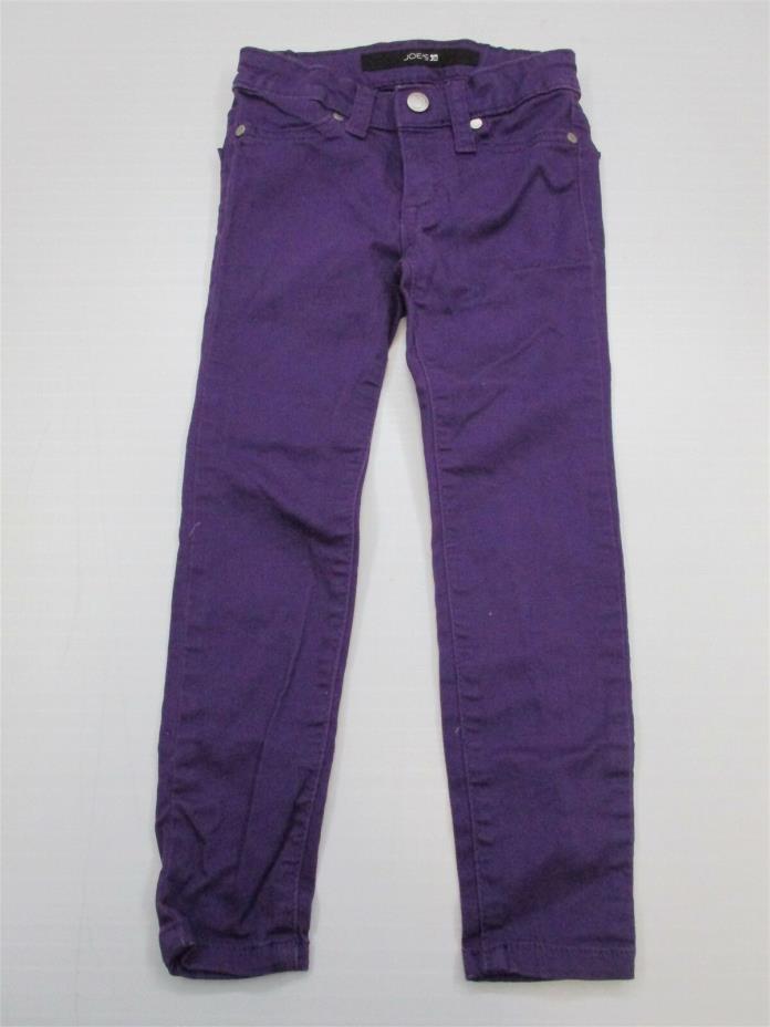 JOE'S JEANS PA2229 Youth Girl's Size 4 Adjustable Waist Purple Skinny Denim Pant