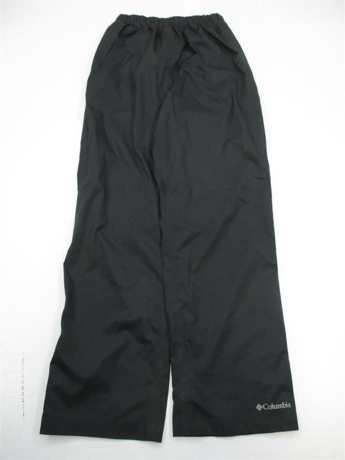COLUMBIA #PA7151 Girl's Size L Omni-Tech Lightweight Black Waterproof Pants