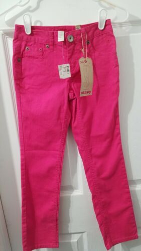 JUSTICE Simply Low Girls pink  Denim  SKINNY Jeans - 8 reg