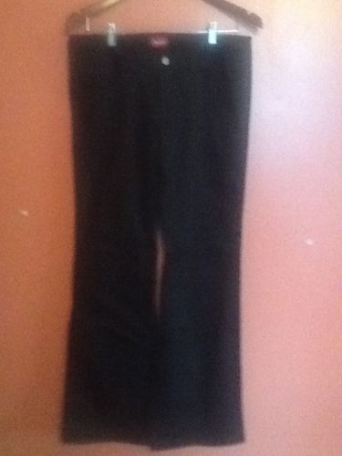 Girls Dickie Cotton/spandex Black Pants Size 11. 30 Inch Waist. Inseam 31