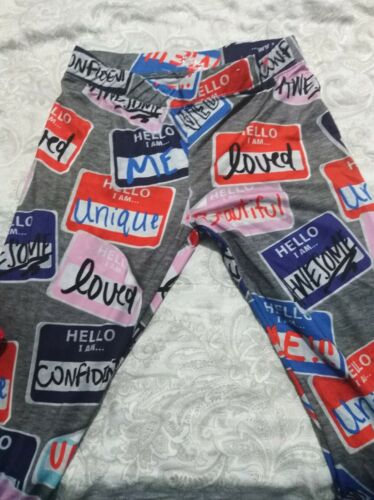 Justice  Girls Pants, size 12,  multi color spandex $1.00 shipping